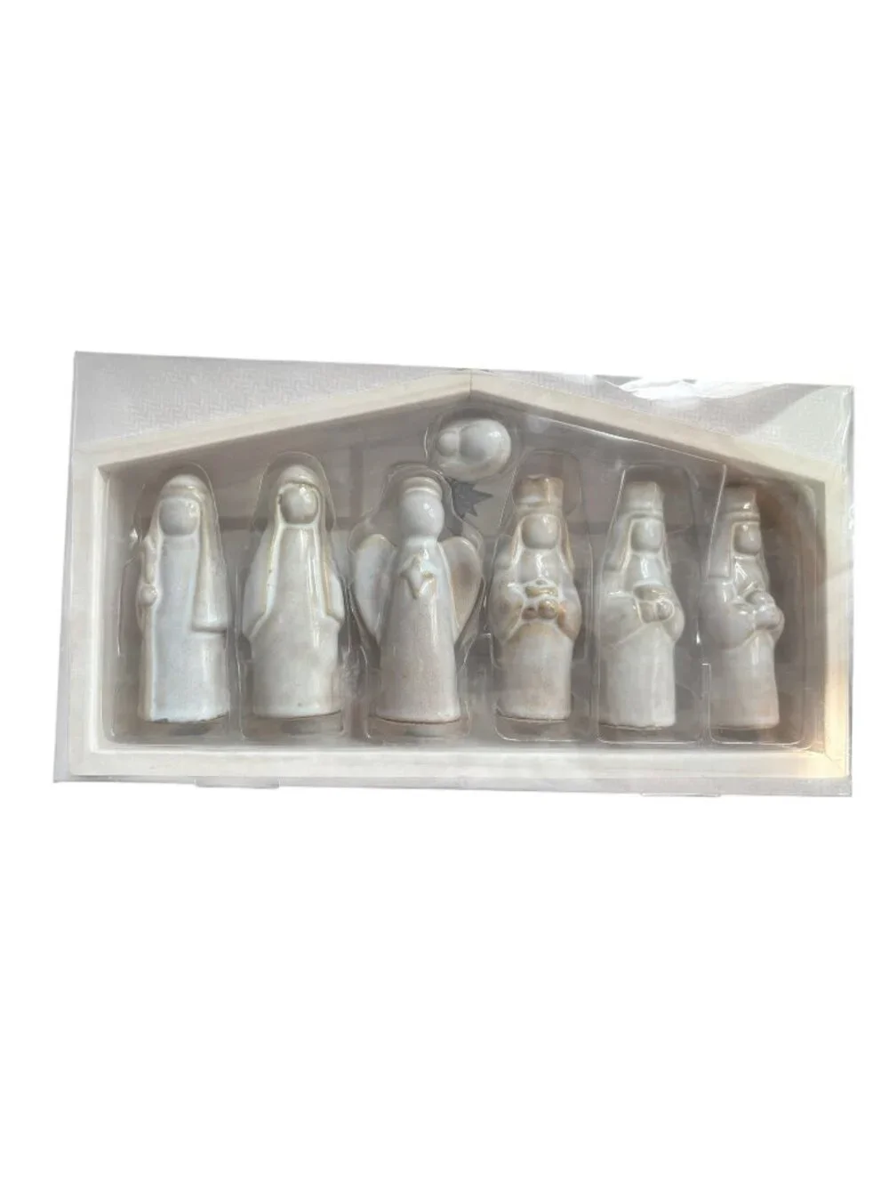 Target Wondershop 8-piece Christmas Ceramic Nativity Set, NIB